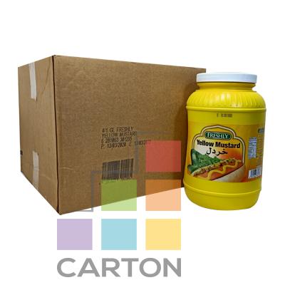 FRESHLY YELLOW MUSTARD 4*3.78 LTR